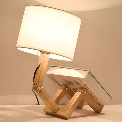 LUMIBOT - Flexibel trä lampan för personlig belysning