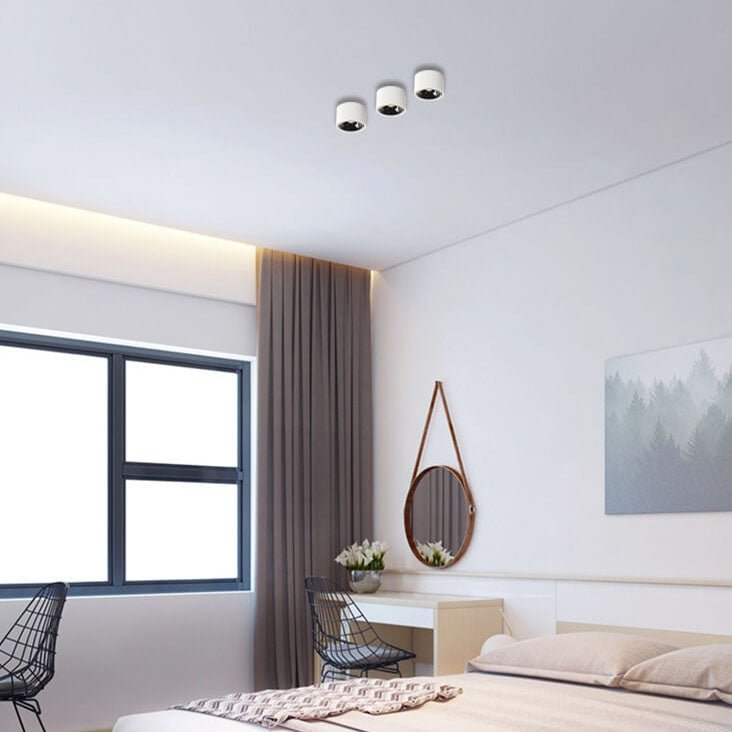 LumiDisk - Modern, minimalistisk LED-taklampa för fokuserad belysning