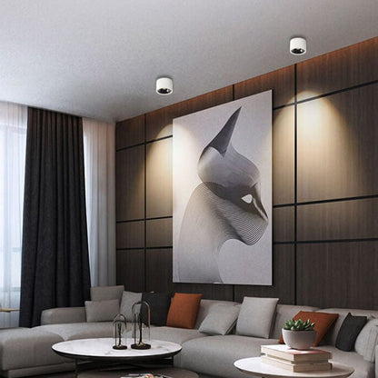 LumiDisk - Modern, minimalistisk LED-taklampa för fokuserad belysning