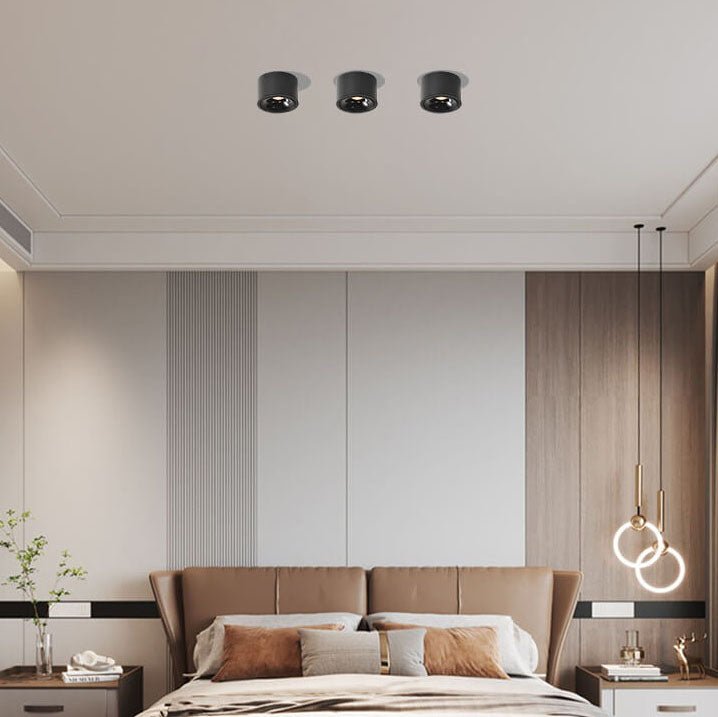 LumiDisk - Modern, minimalistisk LED-taklampa för fokuserad belysning