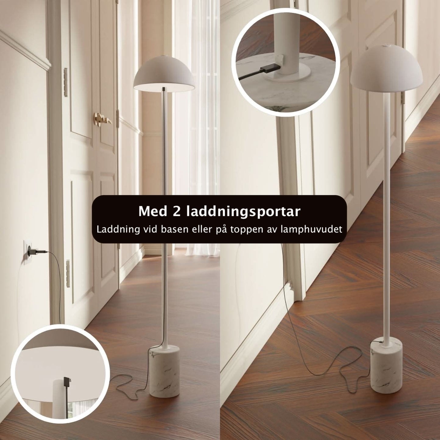 Aurora Batteridriven Golvlampa