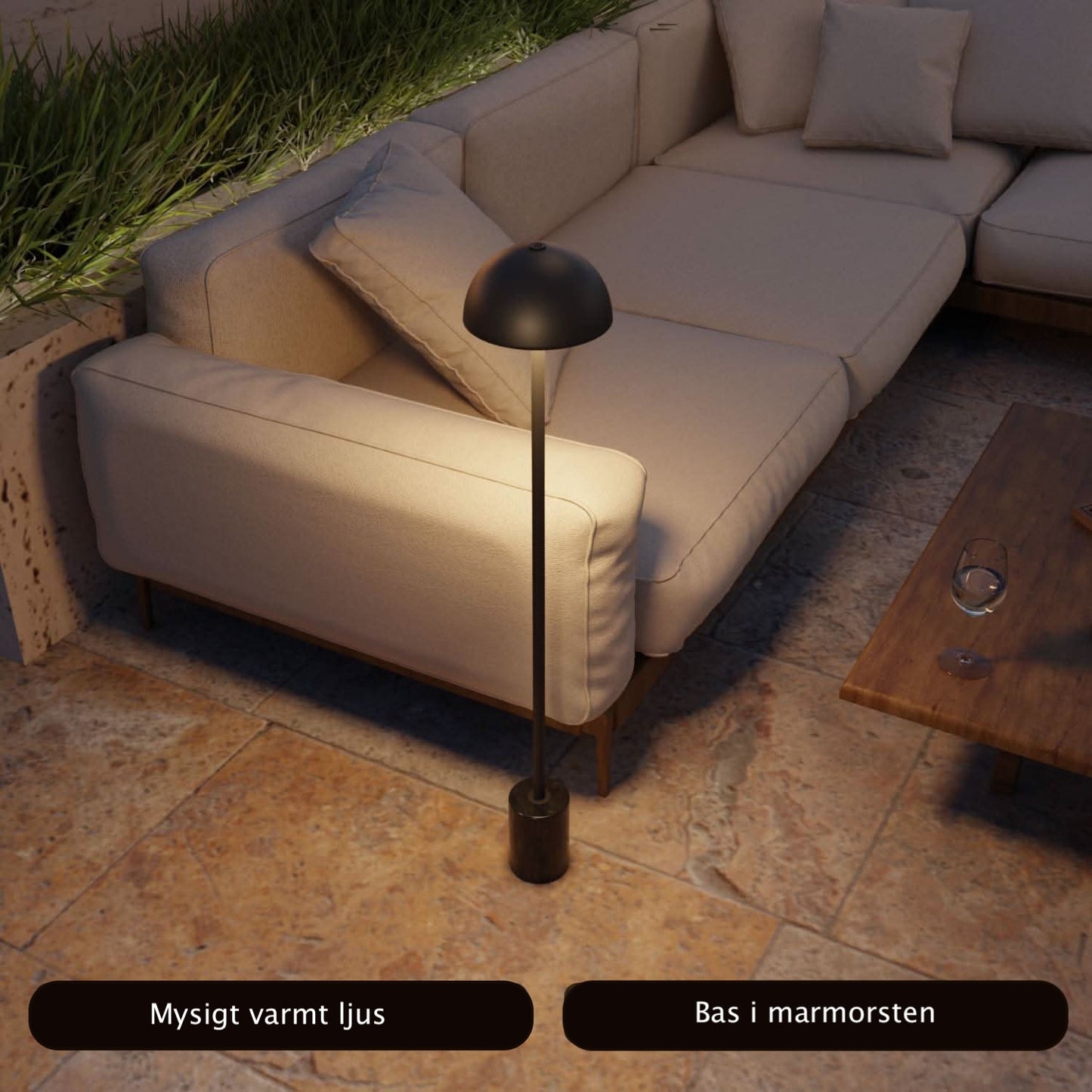 Aurora Batteridriven Golvlampa