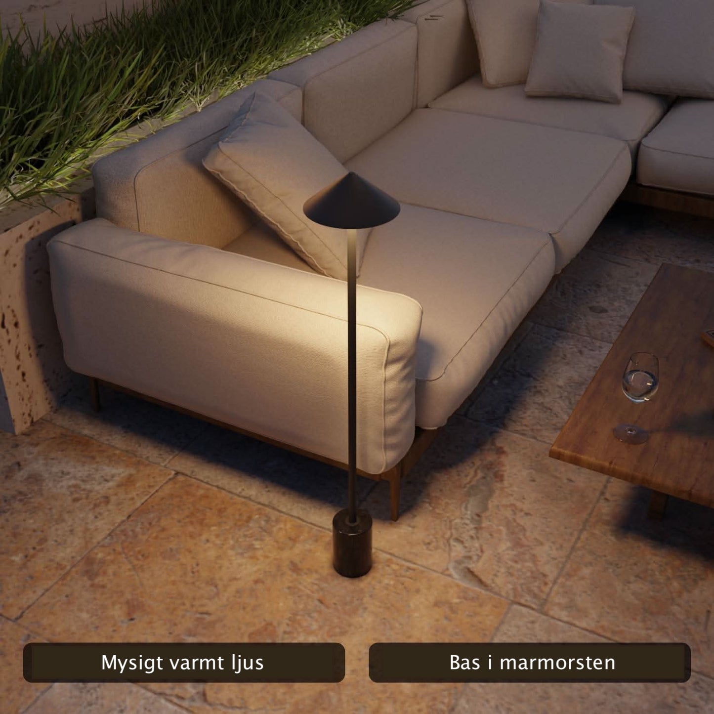 Saphira Akku Golvlampa