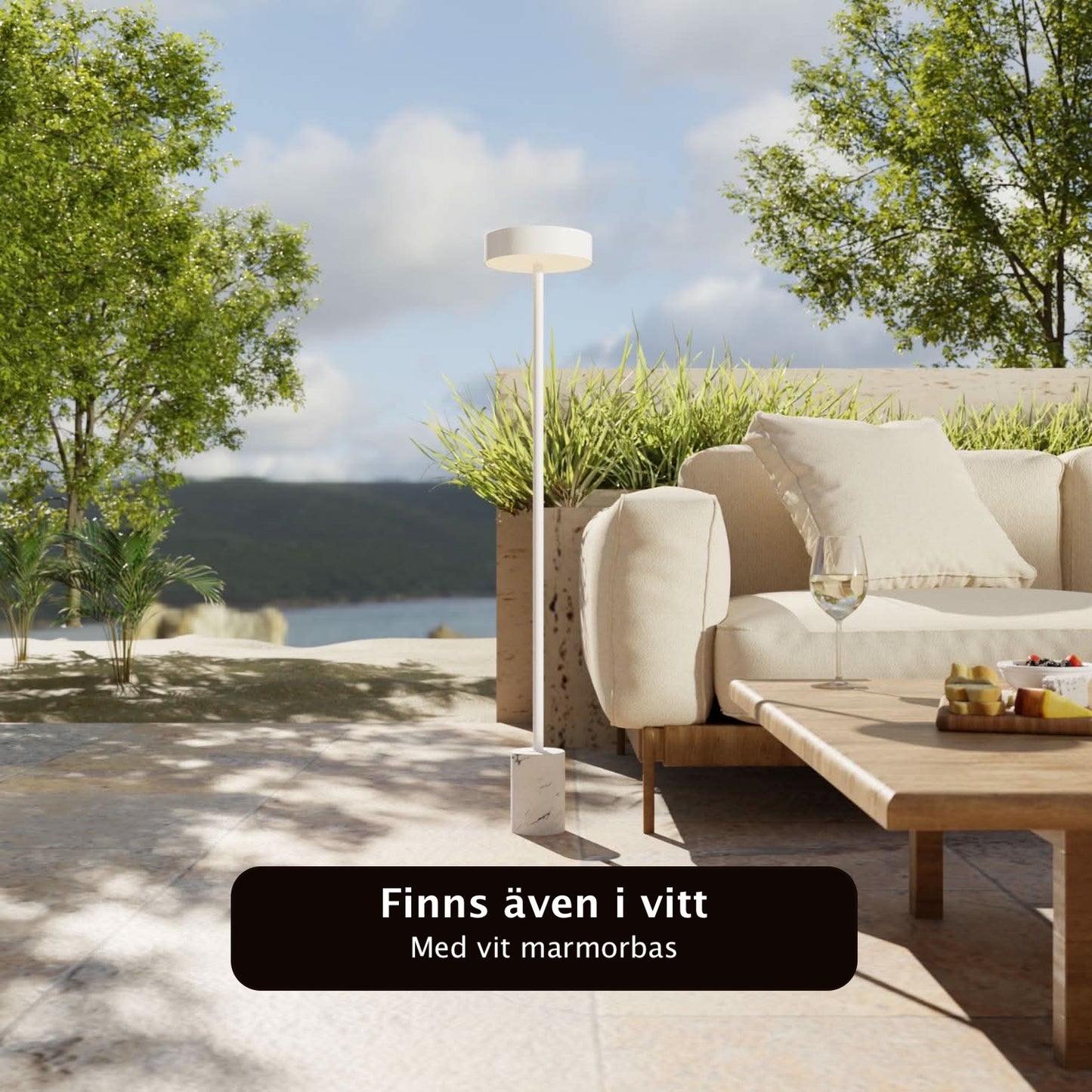 Uranos Golvlampa – Elegant Batteridriven LED-lampa för Inomhus & Utomhus