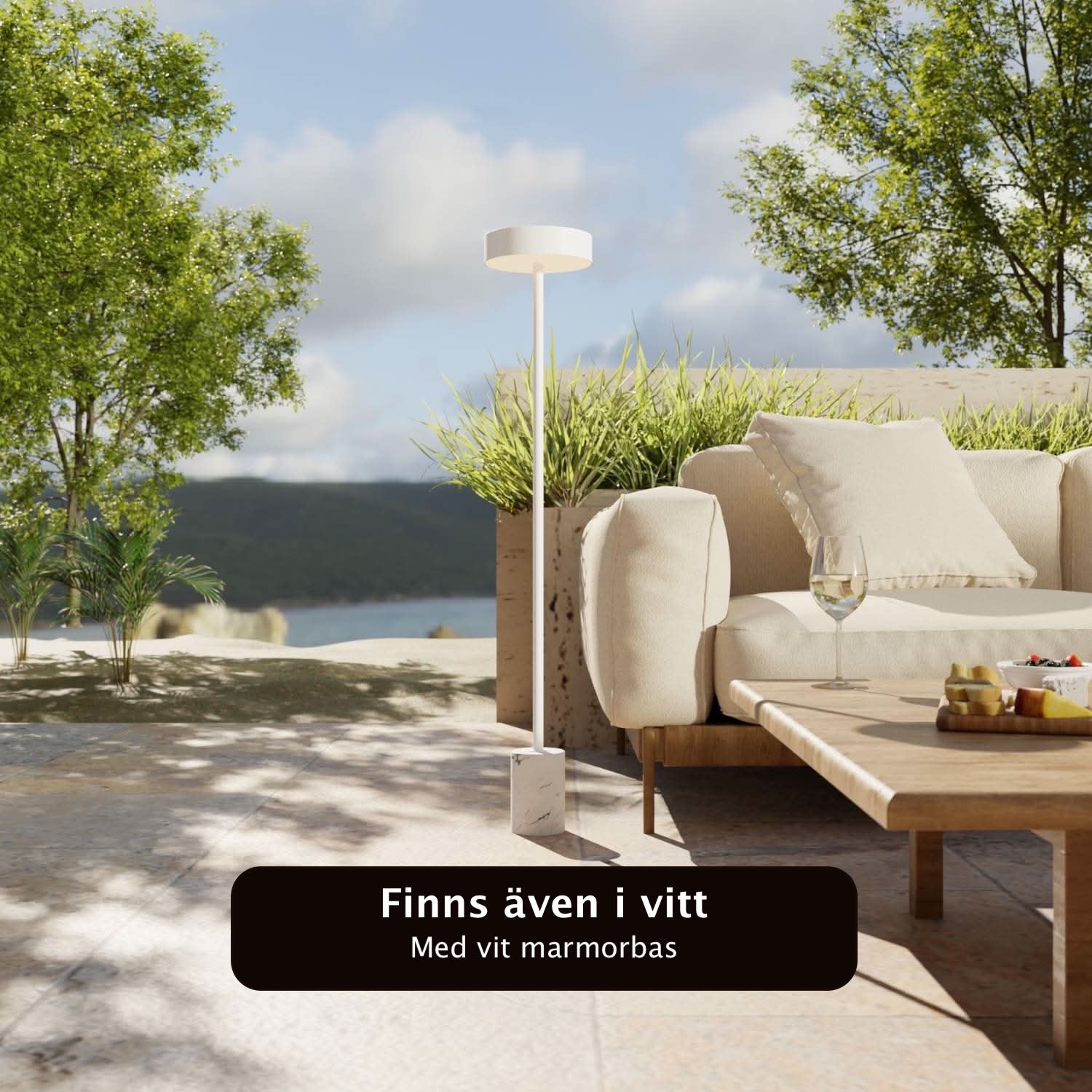 Uranos Golvlampa – Elegant Batteridriven LED-lampa för Inomhus &amp; Utomhus