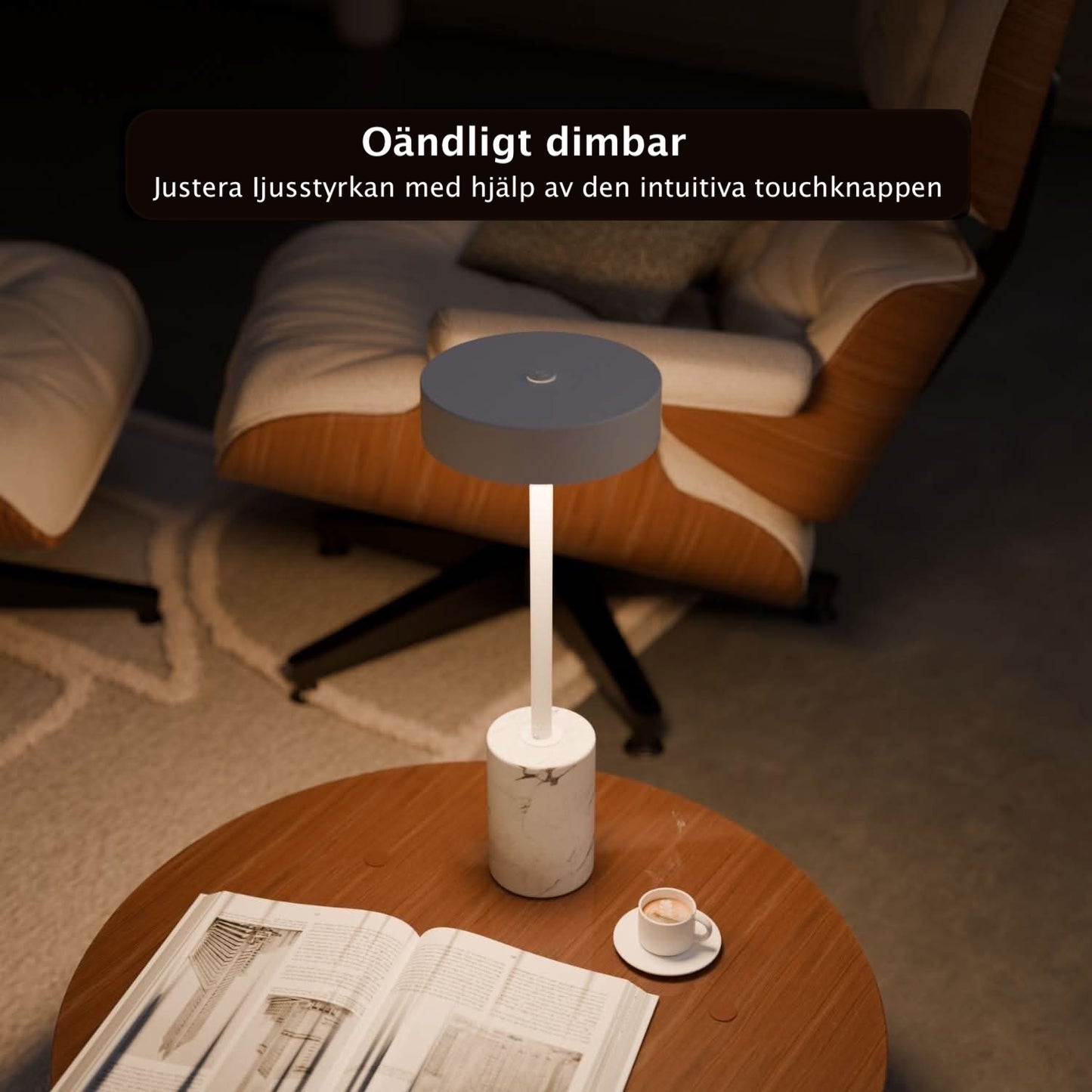 Uranos Golvlampa – Elegant Batteridriven LED-lampa för Inomhus & Utomhus