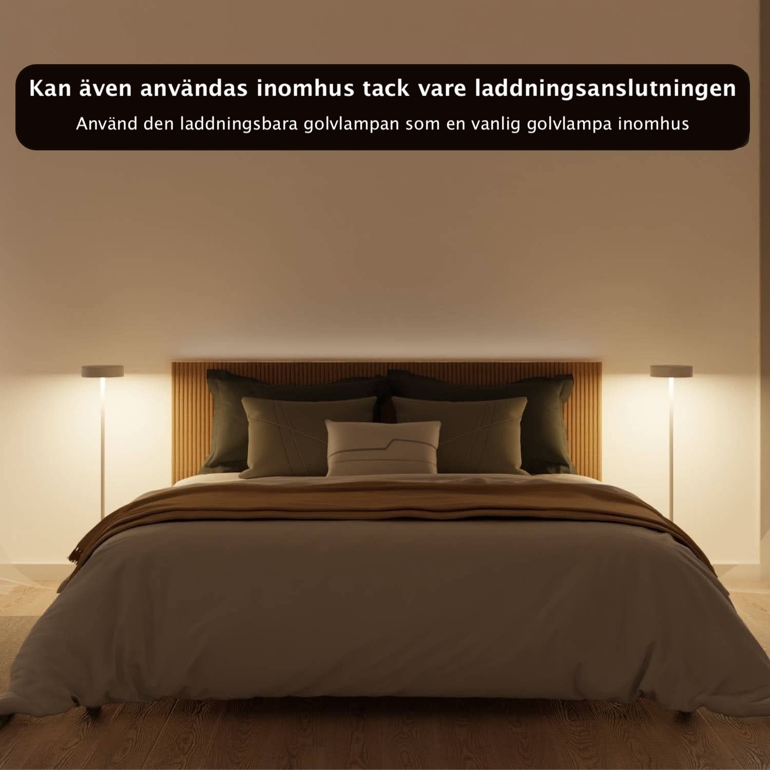Uranos Golvlampa – Elegant Batteridriven LED-lampa för Inomhus &amp; Utomhus