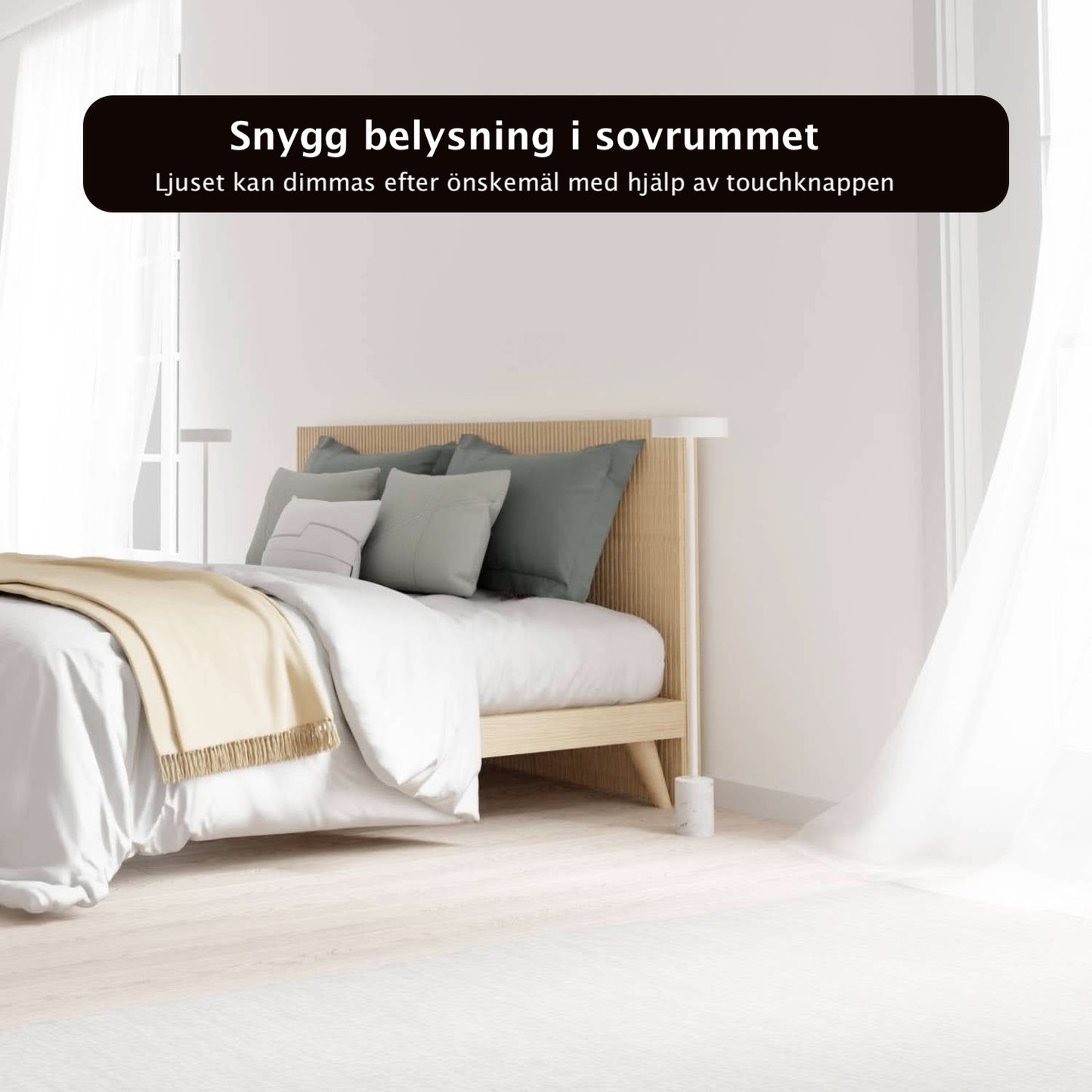 Uranos Golvlampa – Elegant Batteridriven LED-lampa för Inomhus & Utomhus