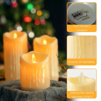 LumiFlame - LED-ljus med realistiskt fladdrande ljus