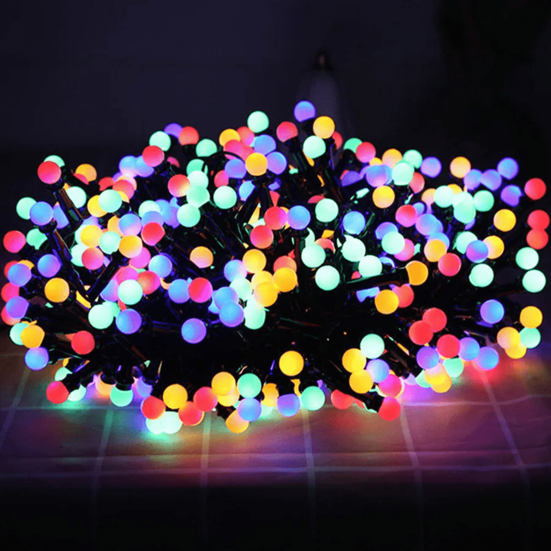 LUMIGLOW – Utomhus LED-ljusslinga med vattentäta glödlampor och 8 belysningslägen