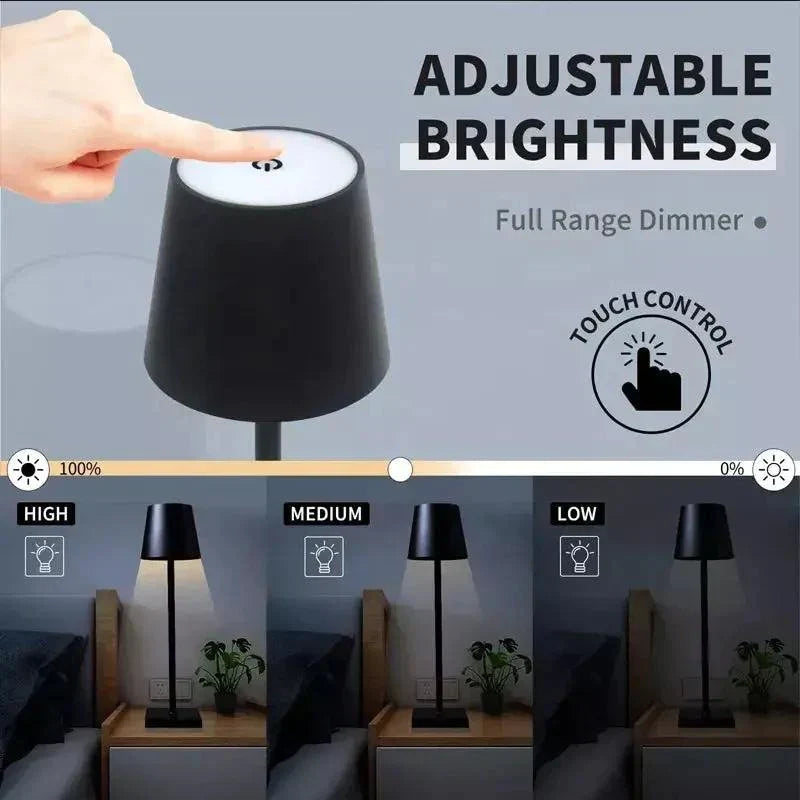 Trådlampa med dimbar belysning