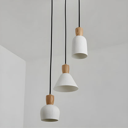 SereniGlow Light - Keramisk Japansk LED Pendellampa