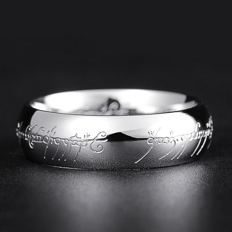 Luminous Gravur Ring - Glow-in-the-Dark-smycken för positivitet &amp; lycka