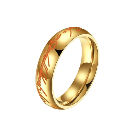 Luminous Gravur Ring - Glow-in-the-Dark-smycken för positivitet &amp; lycka