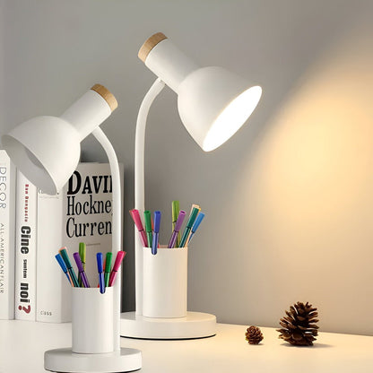 LumoDesk – LED-bordslampa med pennhållare för organisation och belysning