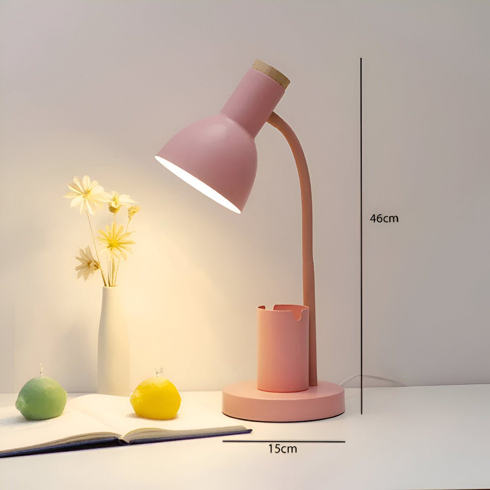 LumoDesk – LED-bordslampa med pennhållare för organisation och belysning