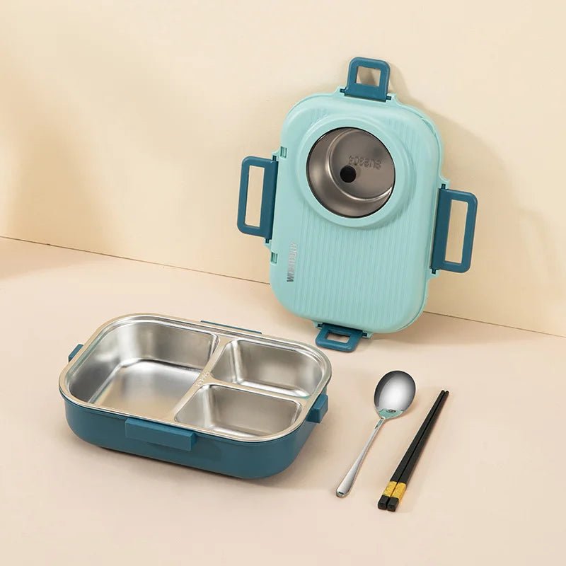 LUNCHMATE – rostfri lunchlåda med 3 fack för färska och organiserade måltider