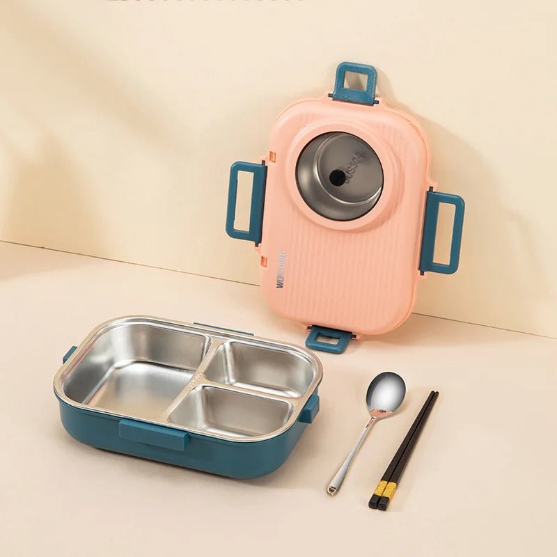 LUNCHMATE – rostfri lunchlåda med 3 fack för färska och organiserade måltider