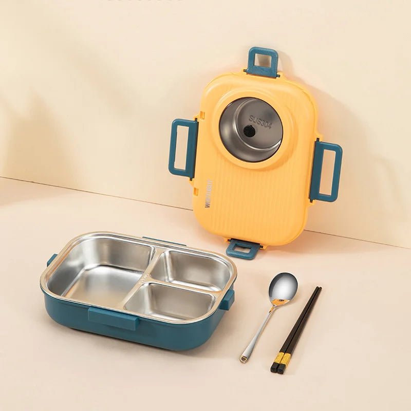 LUNCHMATE – rostfri lunchlåda med 3 fack för färska och organiserade måltider