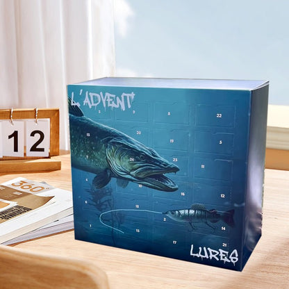 LUREVENT – Adventskalender 2025 för fiskare med 24 unika fiskedrag