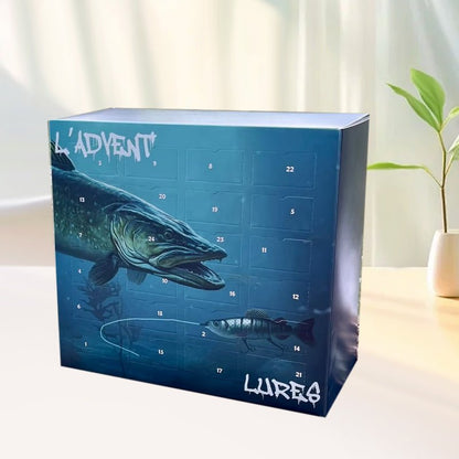LUREVENT – Adventskalender 2025 för fiskare med 24 unika fiskedrag
