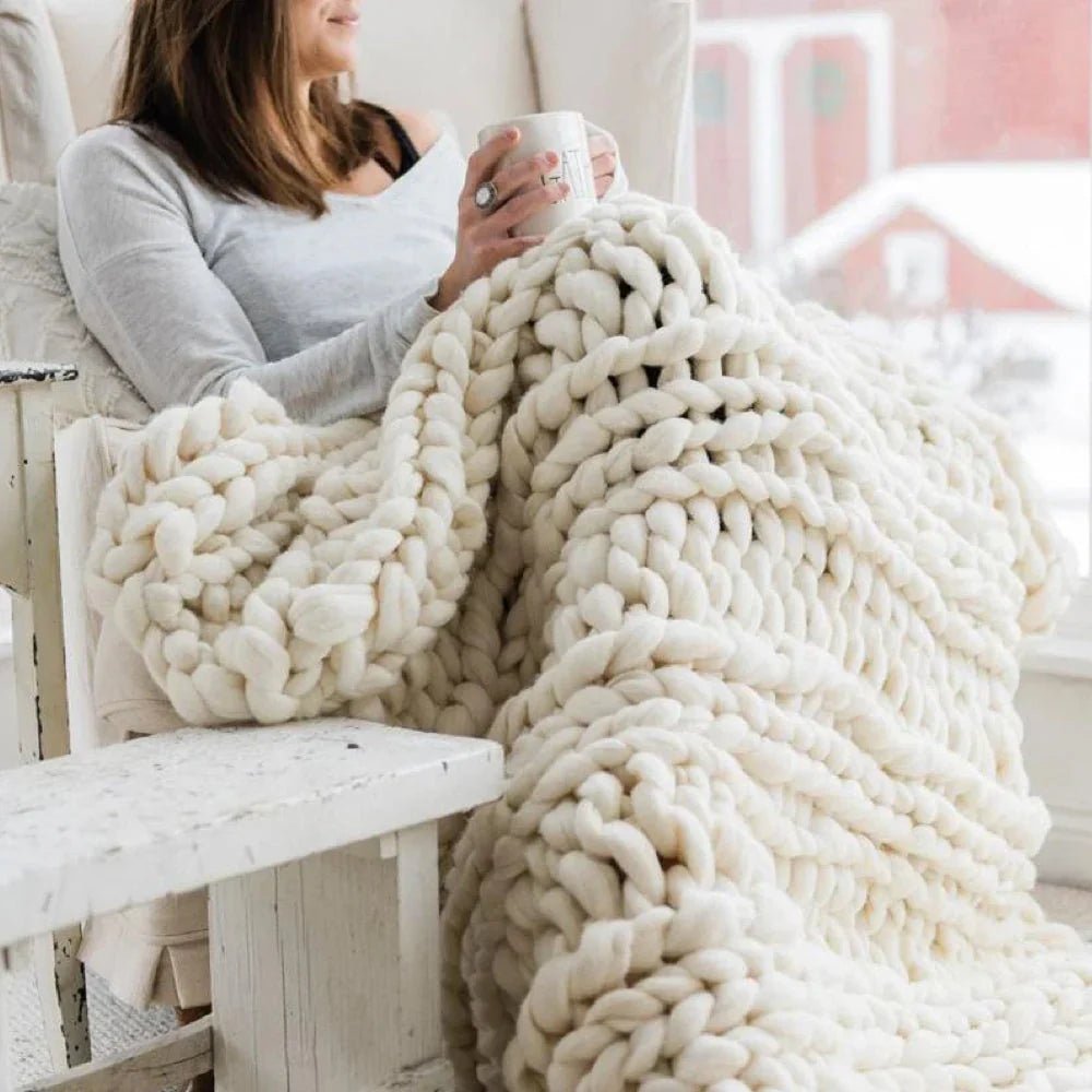 LuxeWool - DIY Chunky XL-ullgarn för stickning och hantverk