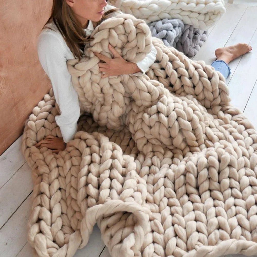LuxeWool - DIY Chunky XL-ullgarn för stickning och hantverk
