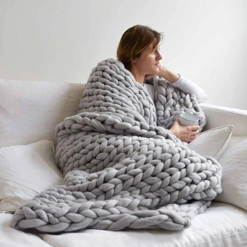 LuxeWool - DIY Chunky XL-ullgarn för stickning och hantverk