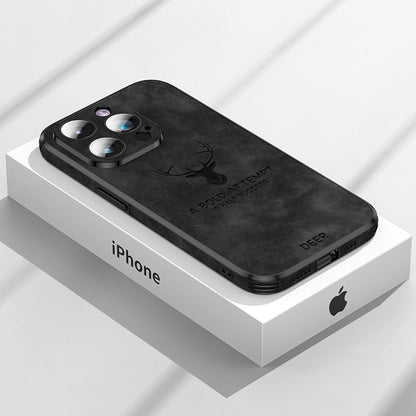 LUXIGUARD LEATHER - Lyxigt iPhone-fodral med stötsskydd