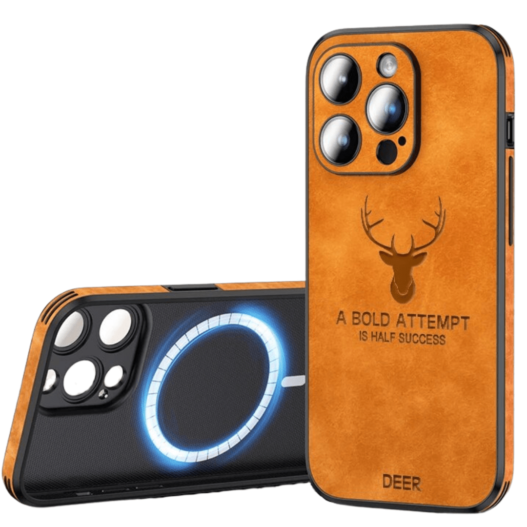 LUXIGUARD LEATHER - Lyxigt iPhone-fodral med stötsskydd