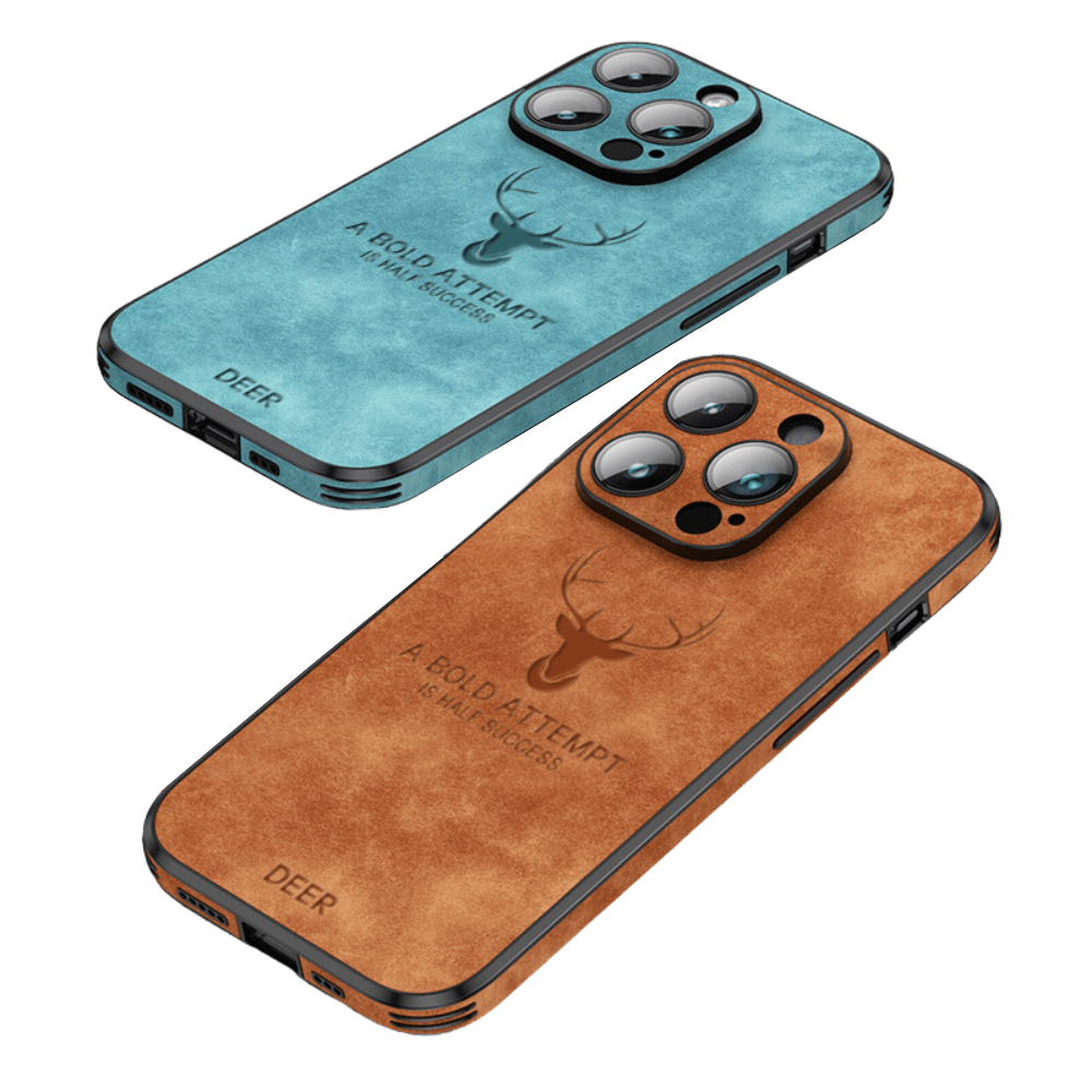 LUXIGUARD LEATHER - Lyxigt iPhone-fodral med stötsskydd