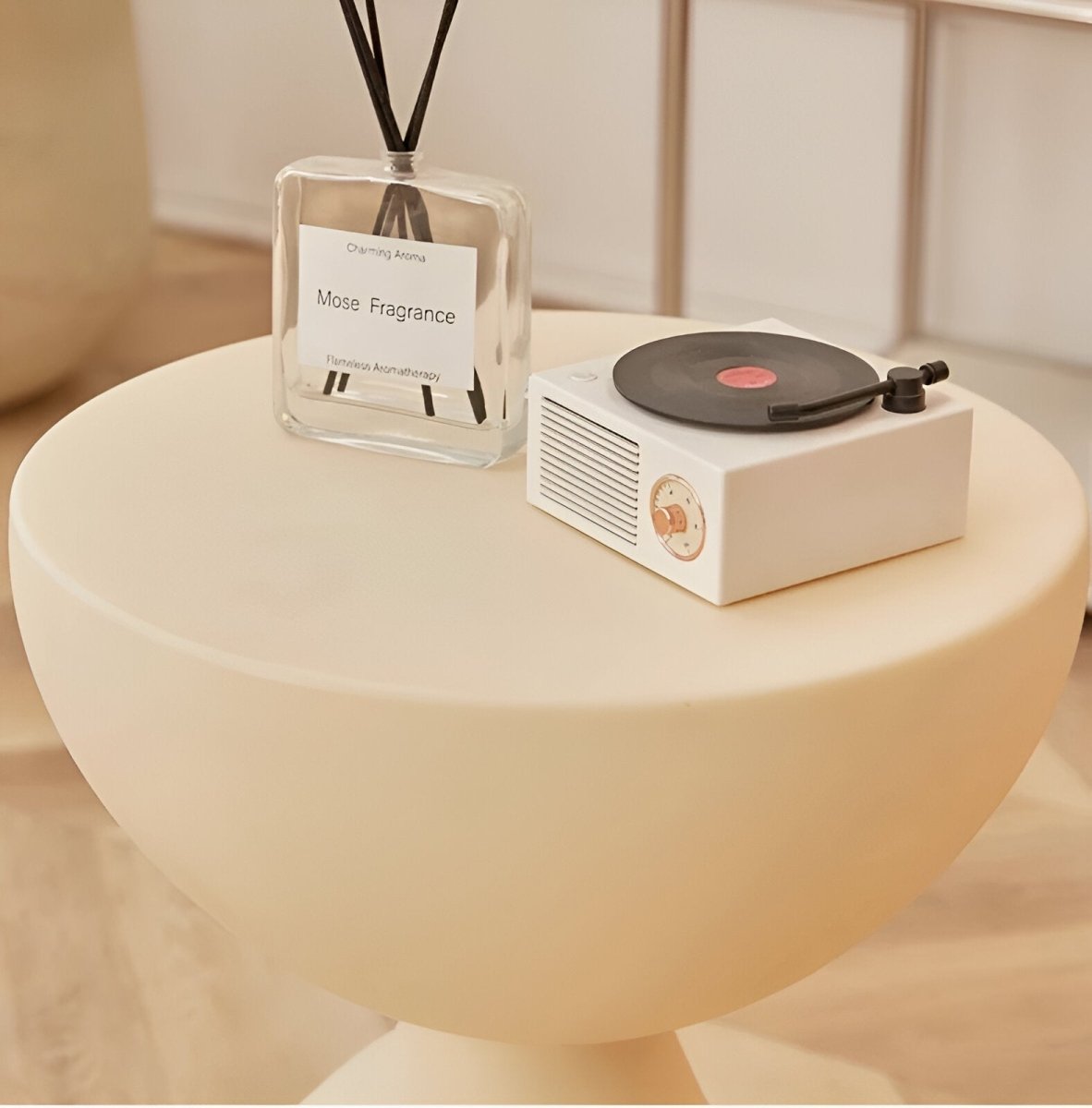 LUXROUND TABLE - Elegant rund soffbord för stilfullt boende