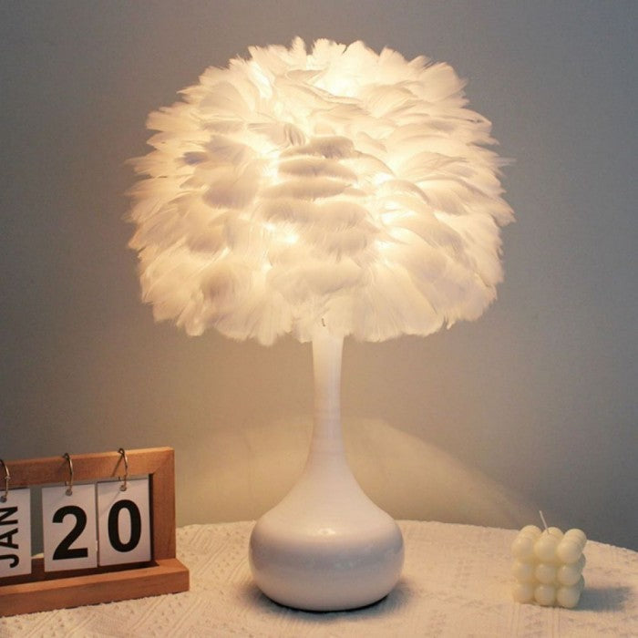 Carvallo - Naturinspirerad Trä Bordslampa för Mysiga Utrymmen