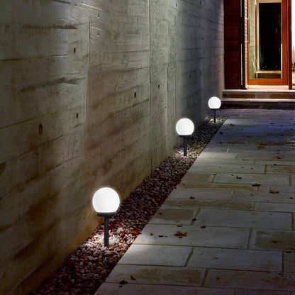 LumiOrb Sol | Rund LED-solarlampa med automatisk ljusstyrning