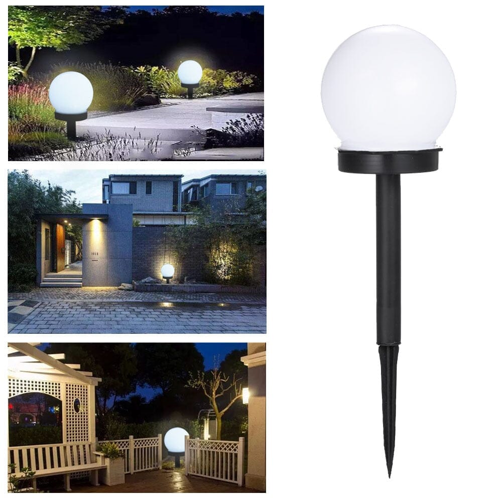 LumiOrb Sol | Rund LED-solarlampa med automatisk ljusstyrning