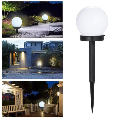 LumiOrb Sol | Rund LED-solarlampa med automatisk ljusstyrning