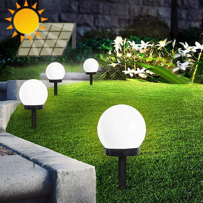 LumiOrb Sol | Rund LED-solarlampa med automatisk ljusstyrning