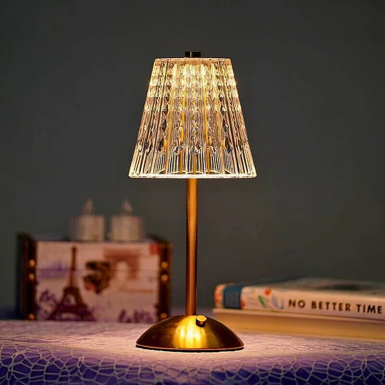 PrismGlow - Trådlös Bordslampa