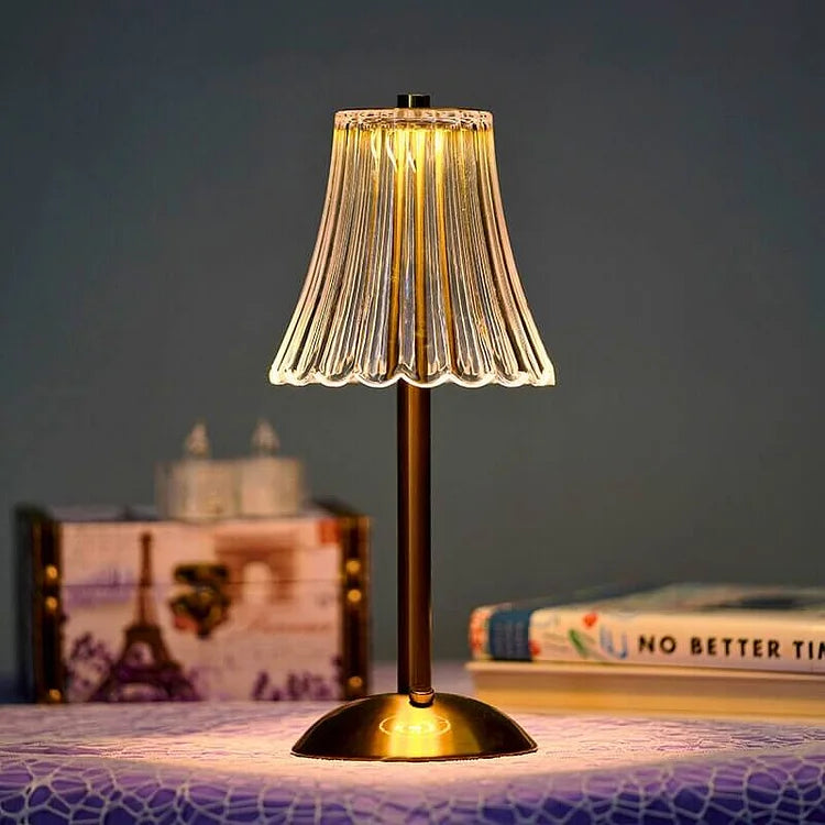 PrismGlow - Trådlös Bordslampa