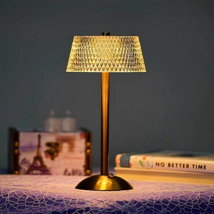 PrismGlow - Trådlös Bordslampa