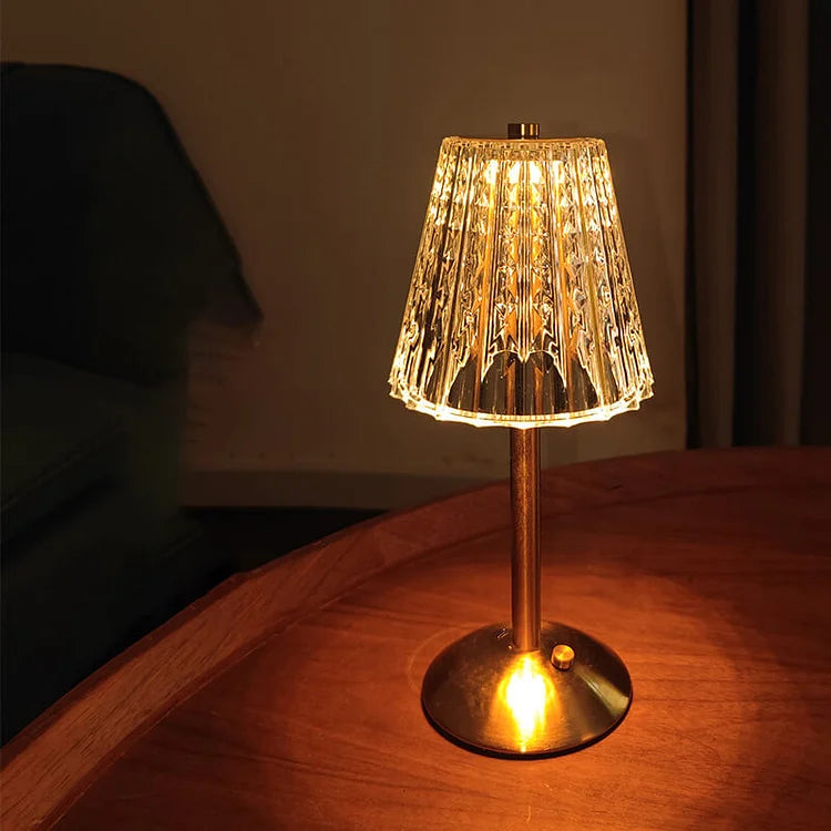 PrismGlow - Trådlös Bordslampa