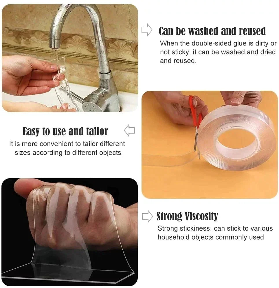 Carvallo | AdhezoNano - Nano-maginös klisterband 3 meter