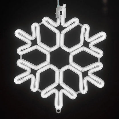Juldekorationer LED Utomhus Snöflingor Ljus