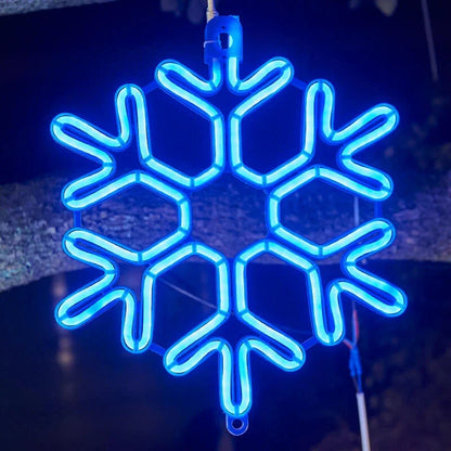 Juldekorationer LED Utomhus Snöflingor Ljus