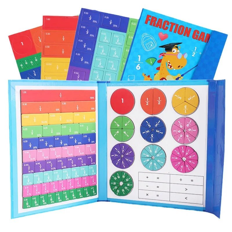 MagicMath - Lära sig bråk på ett lekfullt sätt med färgglada pussel