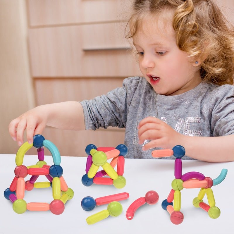 Magicsnap Builders - Magnetiskt byggset för barn - Kreativ bygg- och lärandeupplevelse