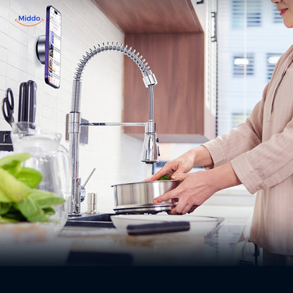 Carvallo - Bärbar 360° bilmonteringshållare med magnetisk sugkopp