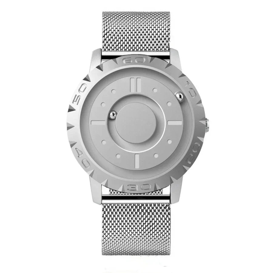 MagnetBall Watch - Futuristisk magnetkul-armbandsur