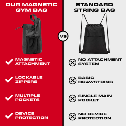 Gym Bag Magnetisk Hängande Förvaring Vattentålig