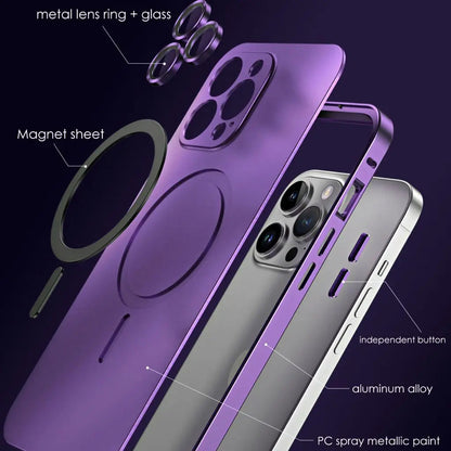 Magnetiskt Metallfodral | Elegant Skydd för iPhone